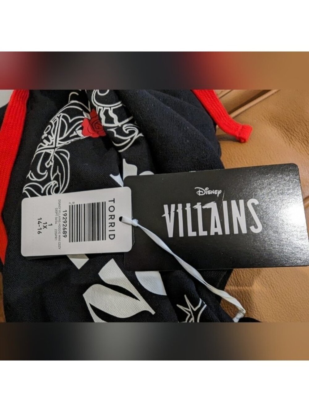 Torrid  Disney Villains Dress, Hoody Dress Happily Never After graphic black 1x - Picture 9 of 10